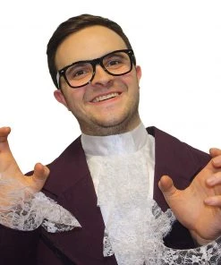 Fun Place Black Framed Glasses (with Clear Lenses) Accessories