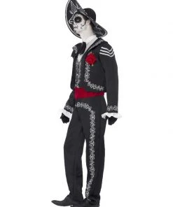 Fun Place Deluxe Day Of The Dead Senor Bones Costume