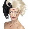 Fun Place Deluxe Evil Madame Wig, Black & Blonde Cosplay 2 Fun Place Deluxe Evil Madame Wig, Black & Blonde Cosplay