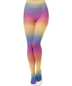 Fun Place Opaque Tights, Rainbow