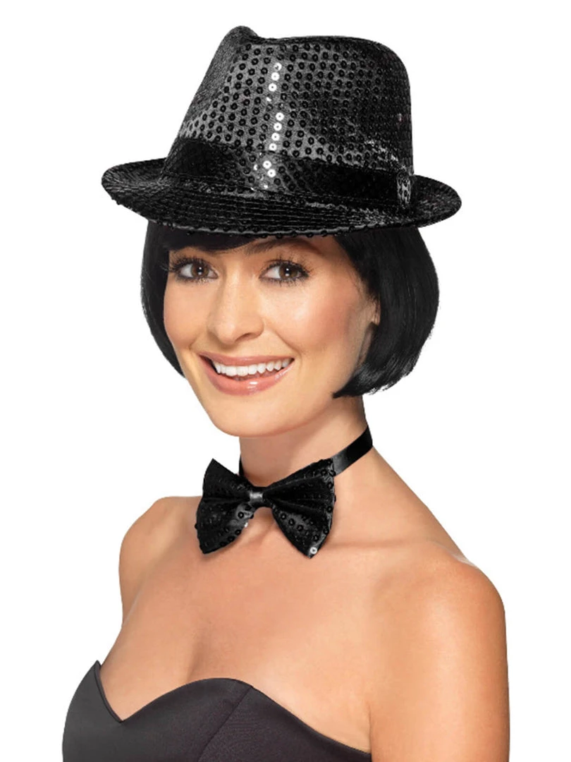 Fun Place Sequin Trilby Hat Cosplay 3 Fun Place Sequin Trilby Hat Cosplay