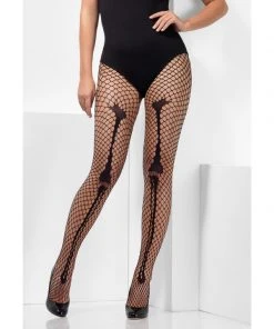 Fun Place Skeleton Bone Net Tights Cosplay