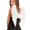 Fun Place White Feather Angel Wings 50x50cm (Foldable) Festivals