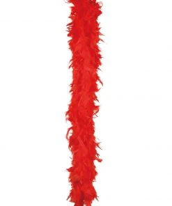 Fun Place Red 1.8m Feather Boa (50g) Decades & Eras