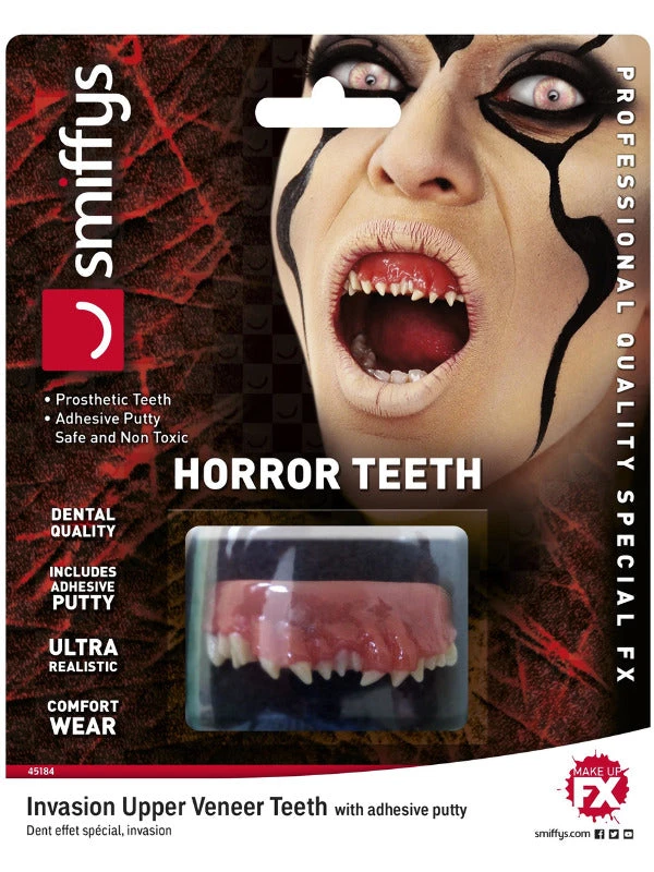 Fun Place Cosplay Smiffys Make-up FX, Horror Teeth, Invasion 3 Fun Place Cosplay Smiffys Make-up FX, Horror Teeth, Invasion