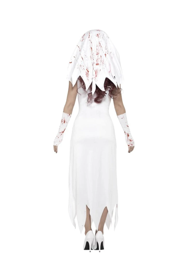 Fun Place Zombie Bride Costume, White Costumes & Characters 5 Fun Place Zombie Bride Costume, White Costumes & Characters