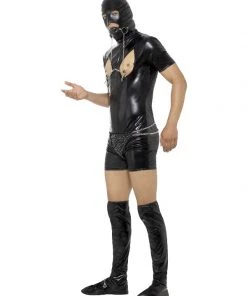 Fun Place Costumes & Characters Bondage Gimp Costume With Bodysuit