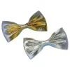 Fun Place Accessories Gold And Silver Lurex Bow Tie