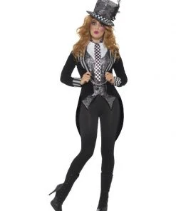 Fun Place Costumes & Characters Deluxe Dark Miss Hatter Costume