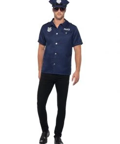 Fun Place US Cop Costume, Navy