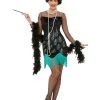 Fun Place 20s Peacock Flapper Costume 1 Fun Place 20s Peacock Flapper Costume