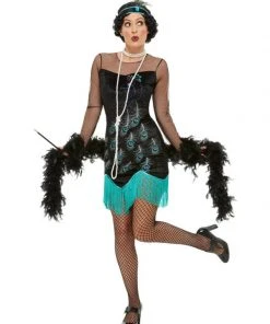 Fun Place 20s Peacock Flapper Costume