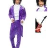 Fun Place 80s Purple Musician Complete Costume Bundle Bundles