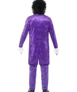 Fun Place Costumes & Characters 80s Purple Musician Costume