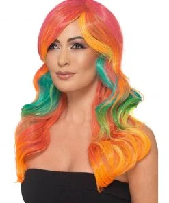 Fun Place Fashion Rainbow Wig