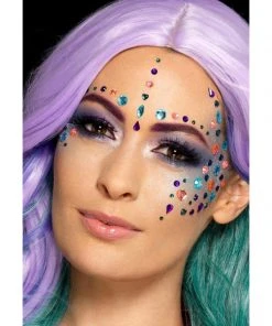 Fun Place Smiffys Make-up FX, Pastel Jewel Face Gems Festivals