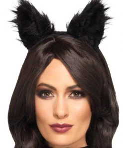 Fun Place Long Pile Fur Cat Ears I Hate Fancy Dress!