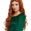 Fun Place Medieval Princess Wig, Auburn 2 Fun Place Medieval Princess Wig, Auburn