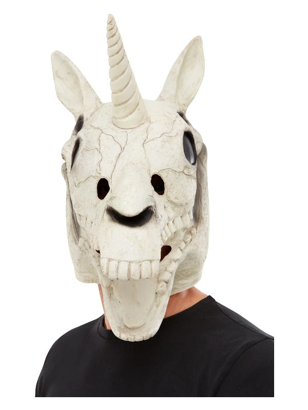 Fun Place Unicorn Skull Latex Mask Animals 3 Fun Place Unicorn Skull Latex Mask Animals