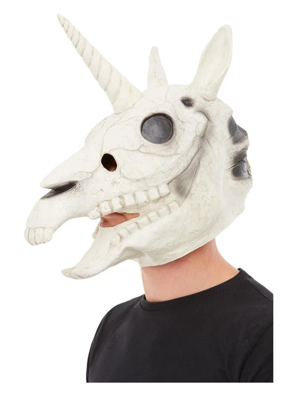 Fun Place Unicorn Skull Latex Mask Animals 4 Fun Place Unicorn Skull Latex Mask Animals
