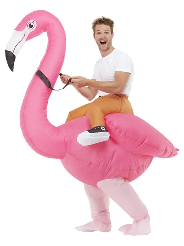 Fun Place Inflatable Ride Em Flamingo Costume 5 Fun Place Inflatable Ride Em Flamingo Costume