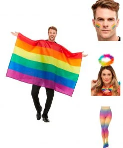 Fun Place Rainbow Flag Complete Costume Bundle Bundles