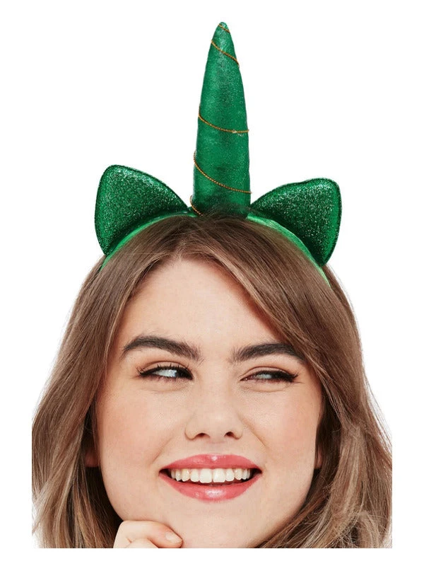 Fun Place Paddy's Day Metallic Unicorn Headband St Patrick's Day 3 Fun Place Paddy's Day Metallic Unicorn Headband St Patrick's Day