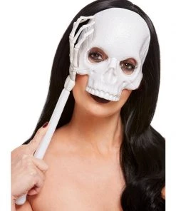 Fun Place Accessories Handheld Skull Mask