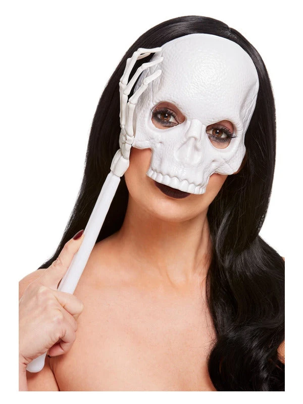 Fun Place Accessories Handheld Skull Mask 3 Fun Place Accessories Handheld Skull Mask