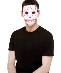Fun Place Festivals Stitch Face Mask Neon Light Up