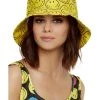 Fun Place Smiley Printed Bucket Hat Decades & Eras