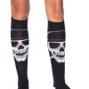 Fun Place Biker Babe Skeleton Knee Highs 1 Fun Place Biker Babe Skeleton Knee Highs