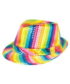 Fun Place Festivals Rainbow Popstar Hat