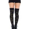 Fun Place Cosplay Spooky Eyes Printed Thigh High 2 Fun Place Cosplay Spooky Eyes Printed Thigh High