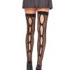 Fun Place Keyhole Backseam Thigh Highs 2 Fun Place Keyhole Backseam Thigh Highs