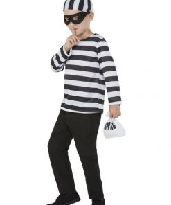 Fun Place Costumes & Characters Convict Costume, Black & White