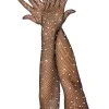 Fun Place Rhinestone Opera Length Gloves