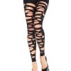 Fun Place Tattered Footless Tights Cosplay