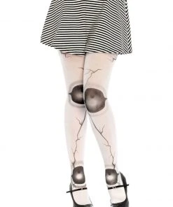 Fun Place Cosplay Cracked Doll Pantyhose