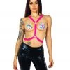 Fun Place Angel Harness - Neon Pink Festivals