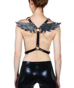 Fun Place Festivals Angel Harness - Black