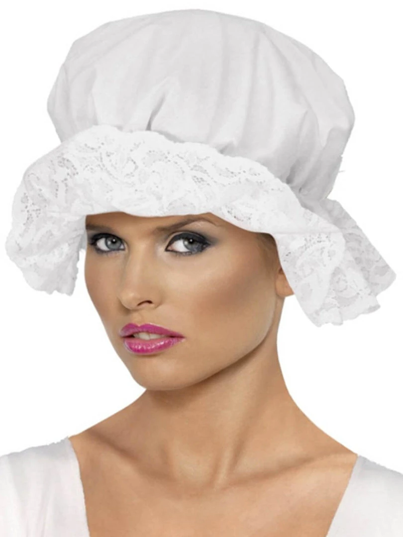 Fun Place Shop By Theme Mop Cap, White 3 Fun Place Shop By Theme Mop Cap, White