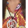 Fun Place Decades & Eras Peace Sign Medallion