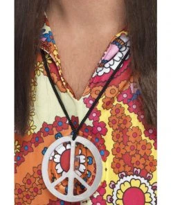 Fun Place Decades & Eras Peace Sign Medallion