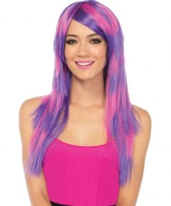 Fun Place Cosplay Cheshire Layered Two Tone Wig