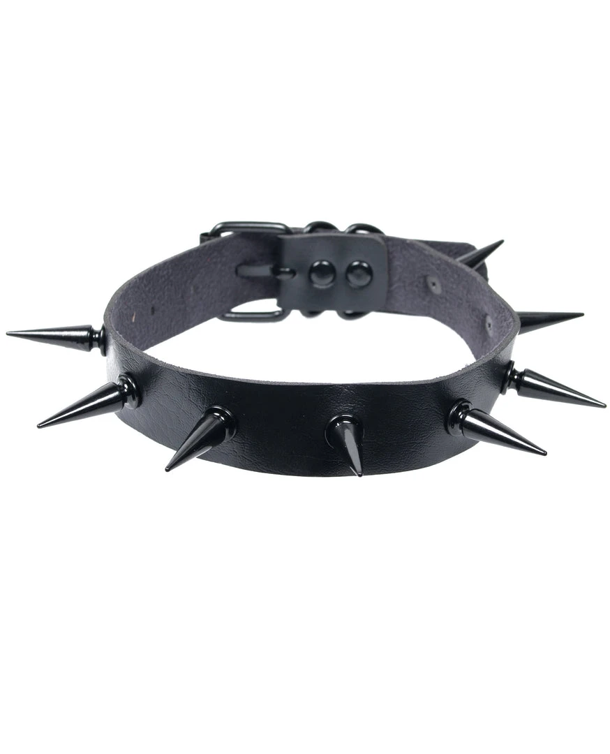 Fun Place Accessories Black Stud Collar 3 Fun Place Accessories Black Stud Collar
