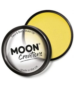 Fun Place Moon Creations Pro Face Paint Cake Pot, Yellow Cosplay