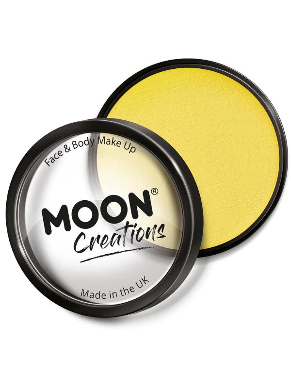 Fun Place Moon Creations Pro Face Paint Cake Pot, Yellow Cosplay 3 Fun Place Moon Creations Pro Face Paint Cake Pot, Yellow Cosplay