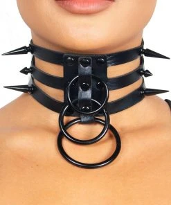 Fun Place Cage Spiked Collar Festivals