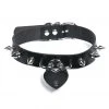Fun Place Festivals Heart Spiked Collar